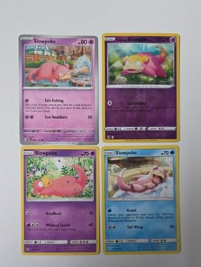 Pokemon Slowpoke Collector Card Lot